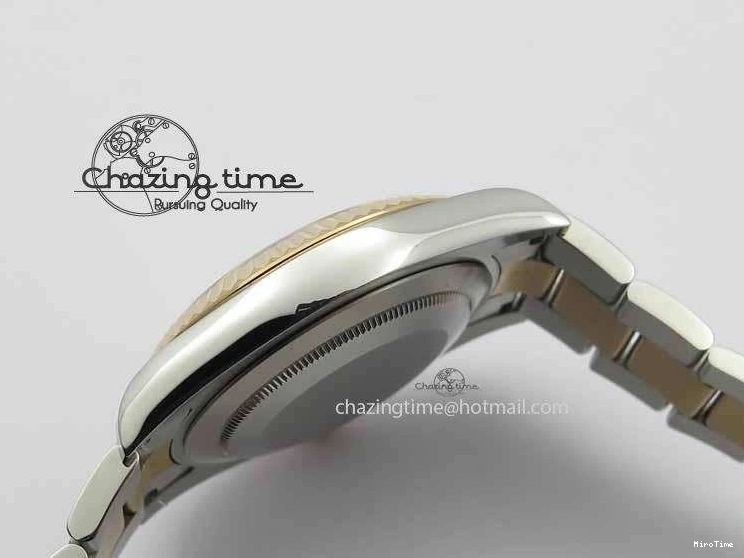 MiroTime 0201 DateJust II 41mm SS RG BP Maker Best Edition RG Diam Dial On SS RG Bracelet SA Efficient 3712